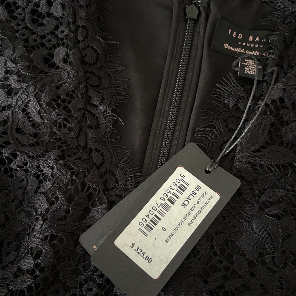 TED BAKER  black  All black LACE BODICE dress NWT SEE LISTING - Picture 7 of 17